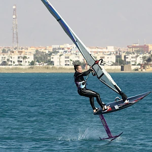 Olga Lazareva tries windfoil. 04/06/24